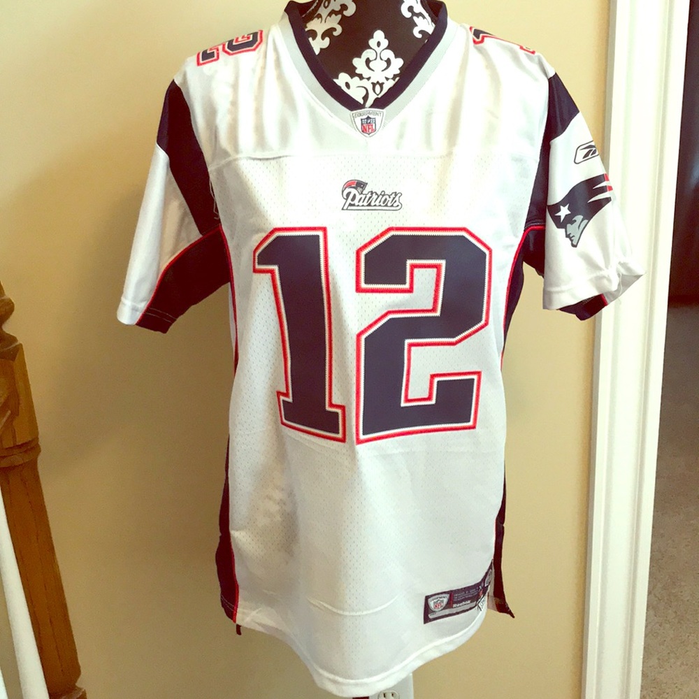 Official Tom Brady Patriots Jersey -Kids XL, Wm S